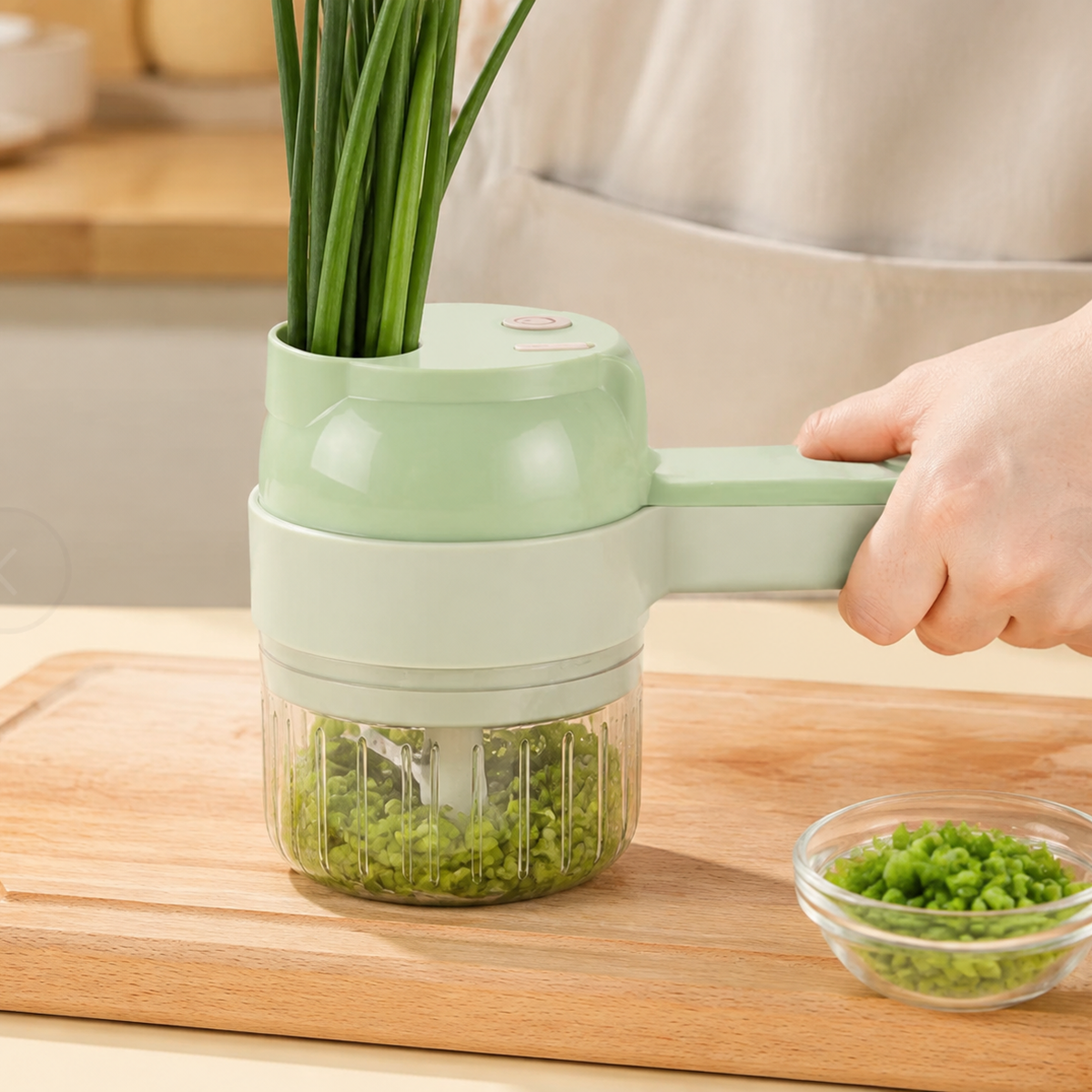 4-in-1 Electric Vegetable Cutter Set