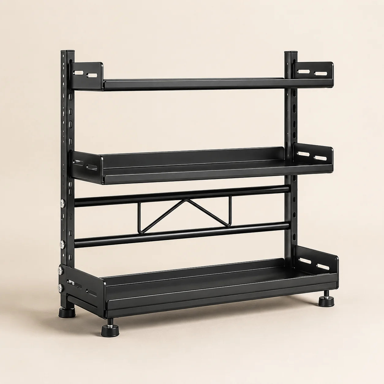 Adjustable 2/3-Tier Spice Storage Rack