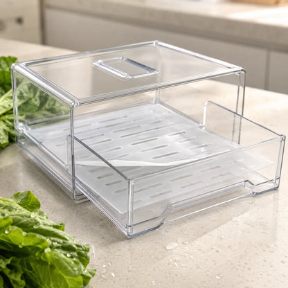Refrigerator Drawer Storage Box for Food