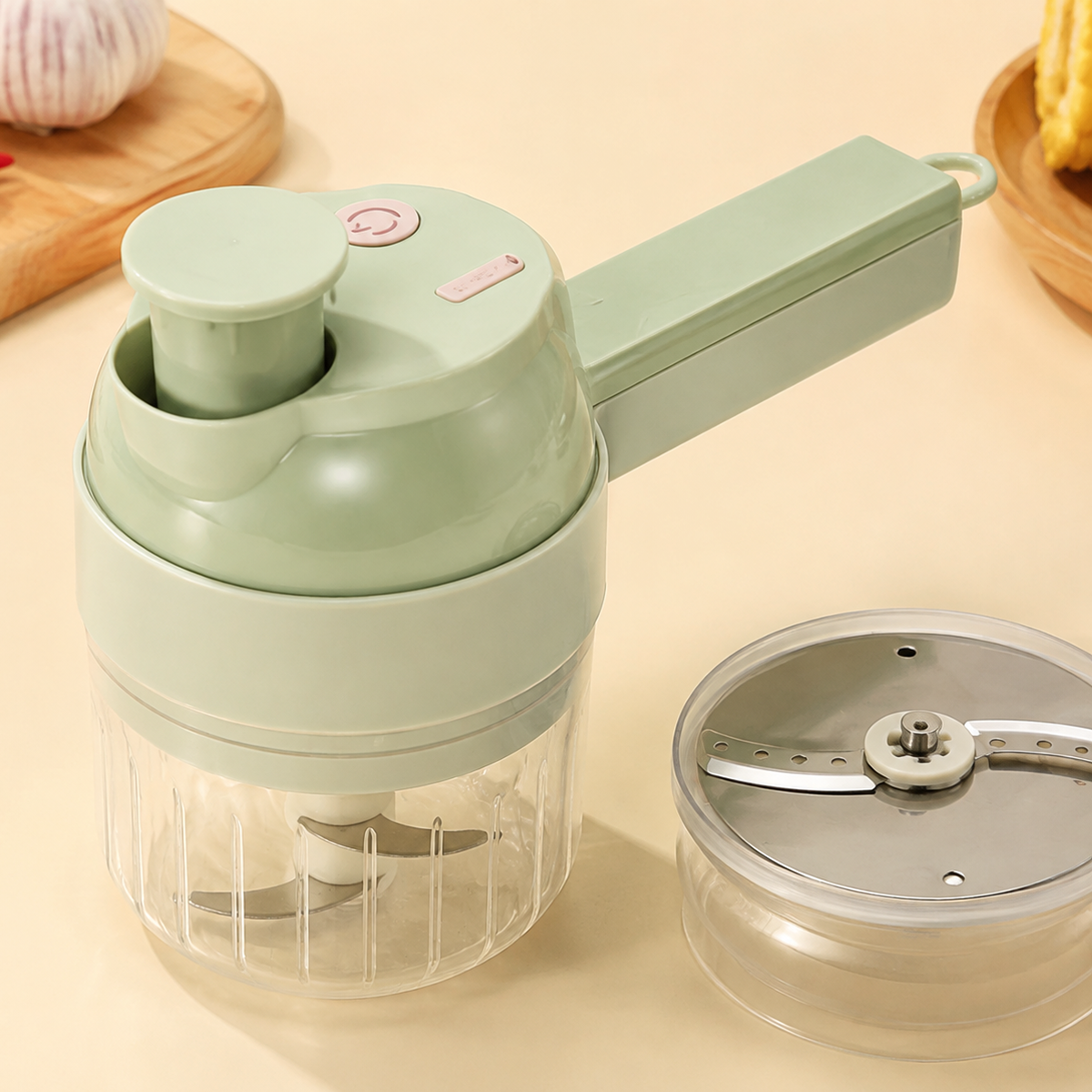4-in-1 Electric Vegetable Cutter Set