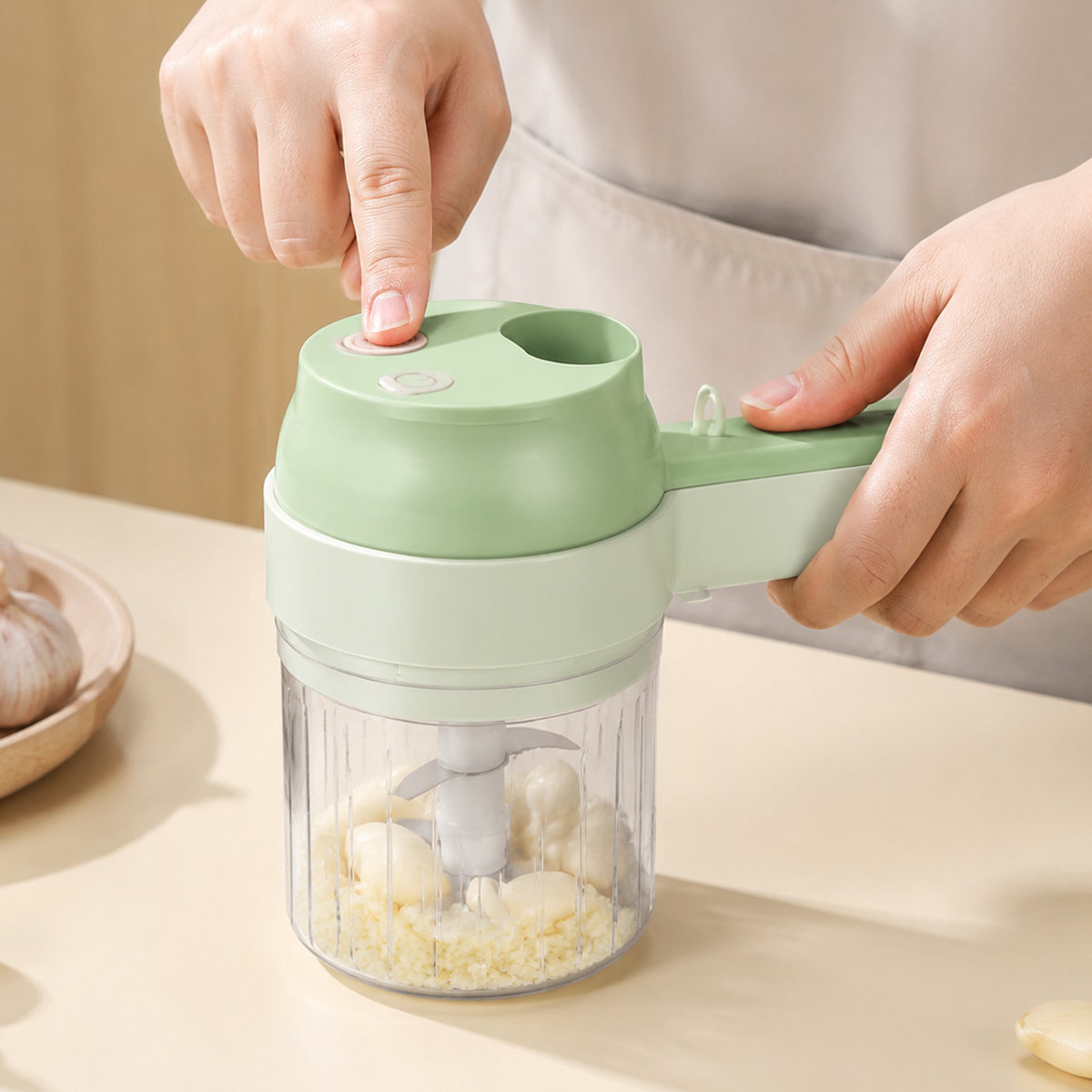 4-in-1 Electric Vegetable Cutter Set