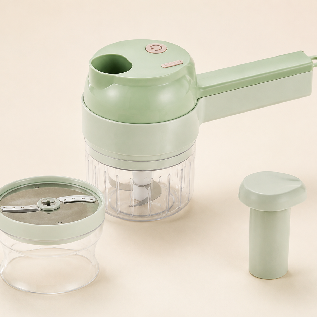 4-in-1 Electric Vegetable Cutter Set